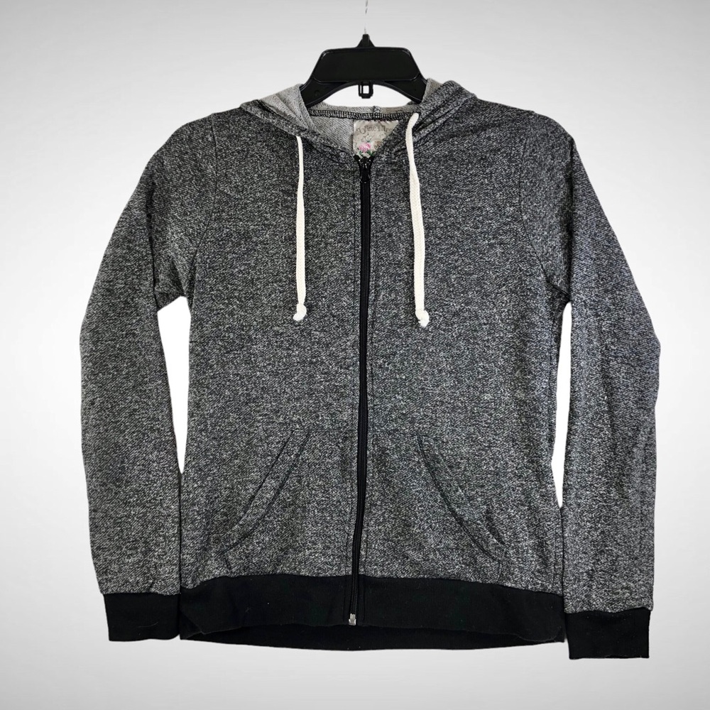 A Fine Mess Women's Size S Zippered Hooded Sweatshirt